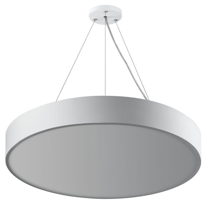 Светильник светодиодный Geometria Ring SPO-132-W-40K-088 88Вт 4000К 6000Лм IP40 800х80 бел. подвесной драйвер внутри ЭРА Б0058902