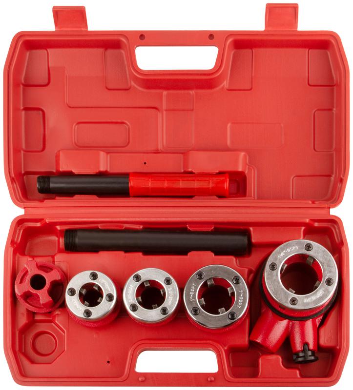 Набор клуппов трубных 5шт (3/8дюйм-1/2дюйм-3/4дюйм-1дюйм-1 1/4дюйм) FIT 70005