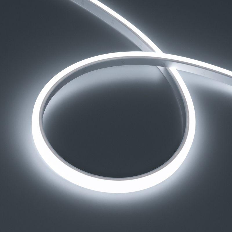 Лента светодиодная WAVE-TOP-PU-A144-10x10mm 24В White 5700К 5Вт/м IP68 wire x2 вывод боков. герметичная (уп.5м) Arlight 052432