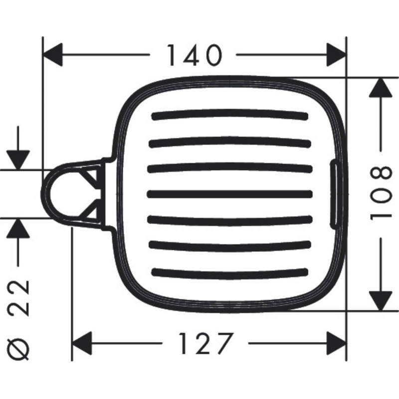 Мыльница Hansgrohe Casetta E 26519000