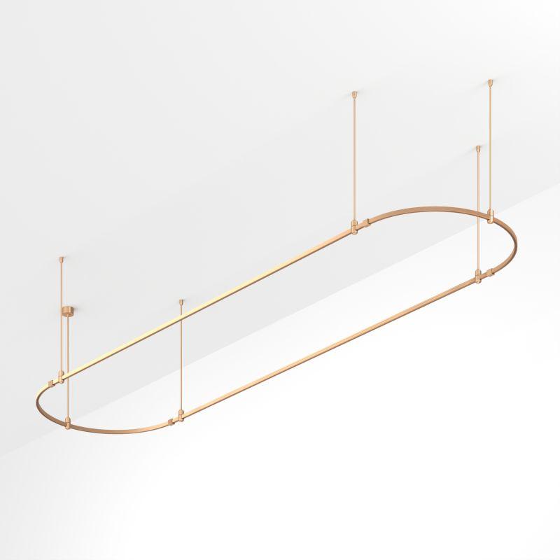 Трек ART-APRIORI-OVAL-ROD-800-4000х1000 GD IP20 метал. Arlight 054531