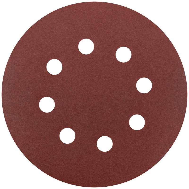 Круг шлифовальный с отверстиями (липучка) 125мм Р 400 алюм./оксидные (уп.5шт) КУРС 39791