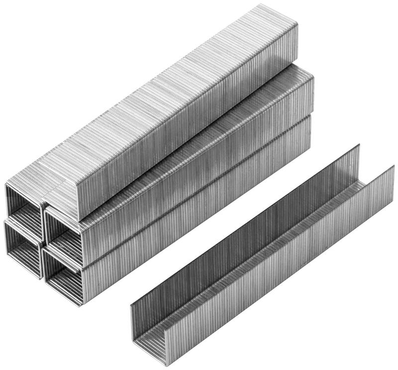 Скоба для степлера закаленные прямоугольные 11.3ммх0.7мм (узкие тип 53) 12мм (уп.1000шт) FIT 31412