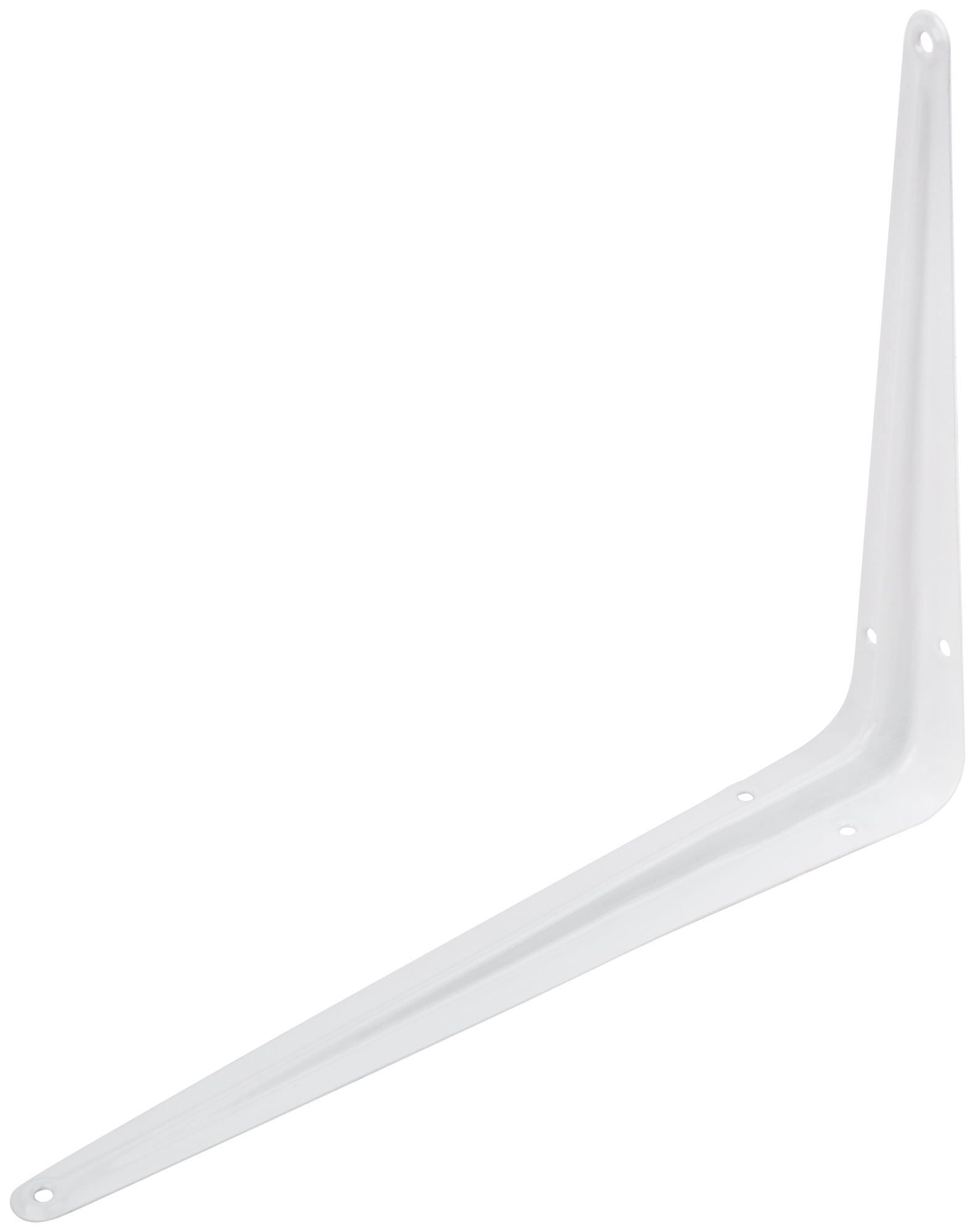 Уголок-кронштейн белый  200х250 мм (0,8 мм)