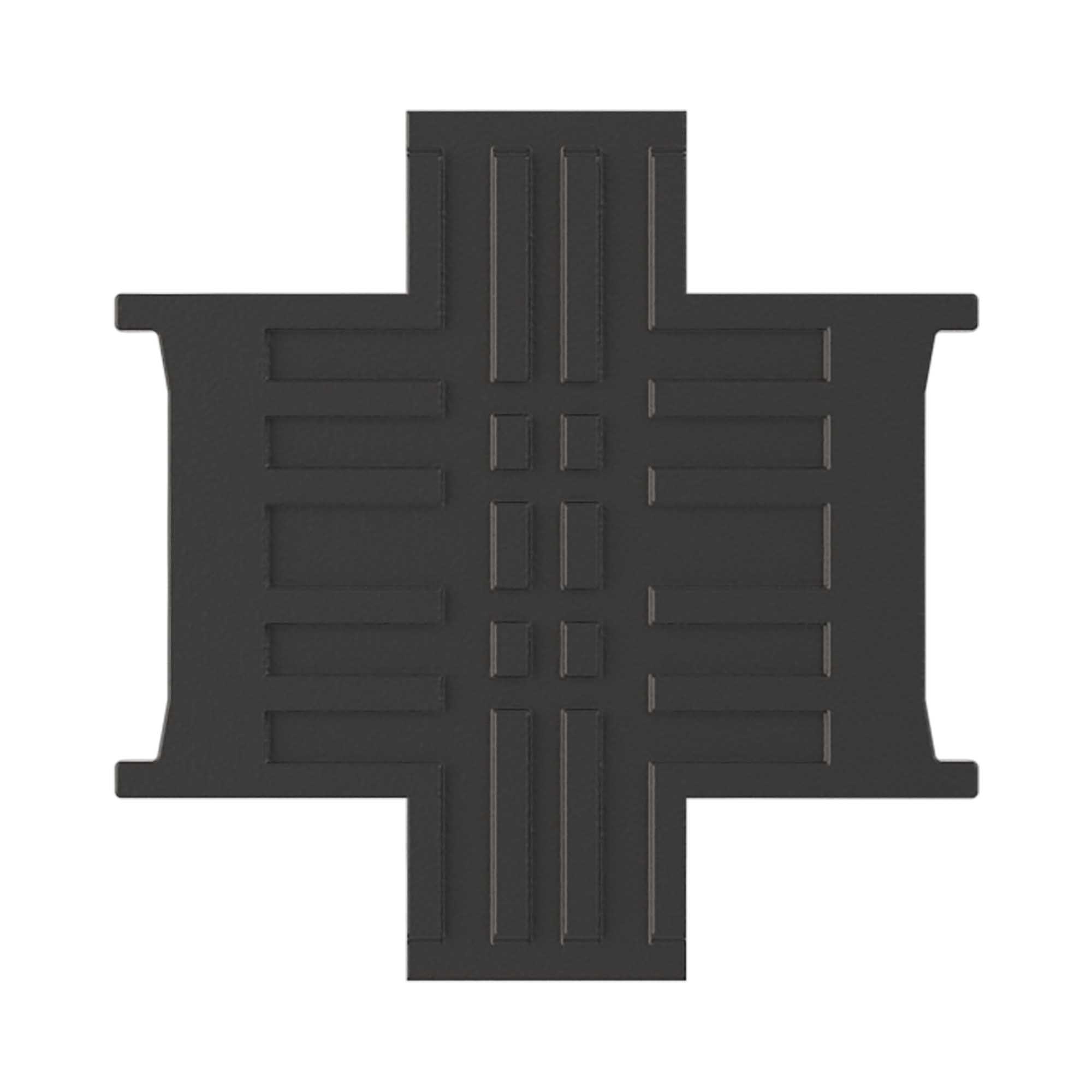 Соединитель для подрозеточной коробки для полых стен, глубиной 60 мм, 2модуля