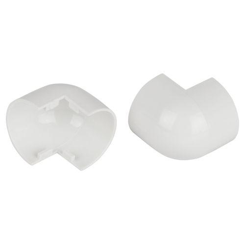 Угол для кабель-канала полукруглого внешн. 20х12мм OC-KK-20-12-FW бел. (уп.2шт) Эра Б0064961