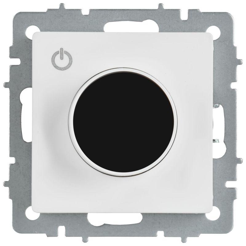 Термостат электронный BRITE СП ТС10-1-БрАБ с индикацией механизм арктич. бел. IEK BR-RT11-K91