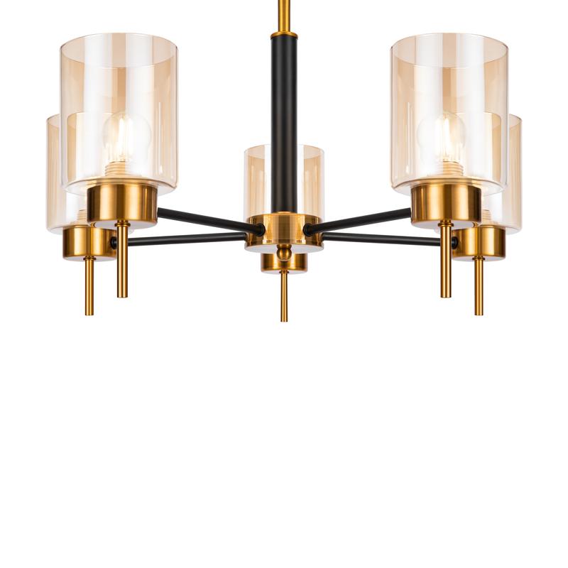 Светильник Twist 60Вт E27х5 IP20 подвесной Freya FR5272PL-05GB