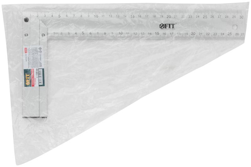 Угольник столярный литой профи 300мм алюм. FIT 19553