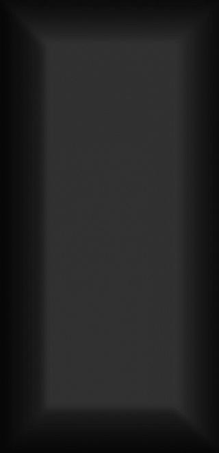 Плитка Граньяно черный грань 7,4х15, 16033
