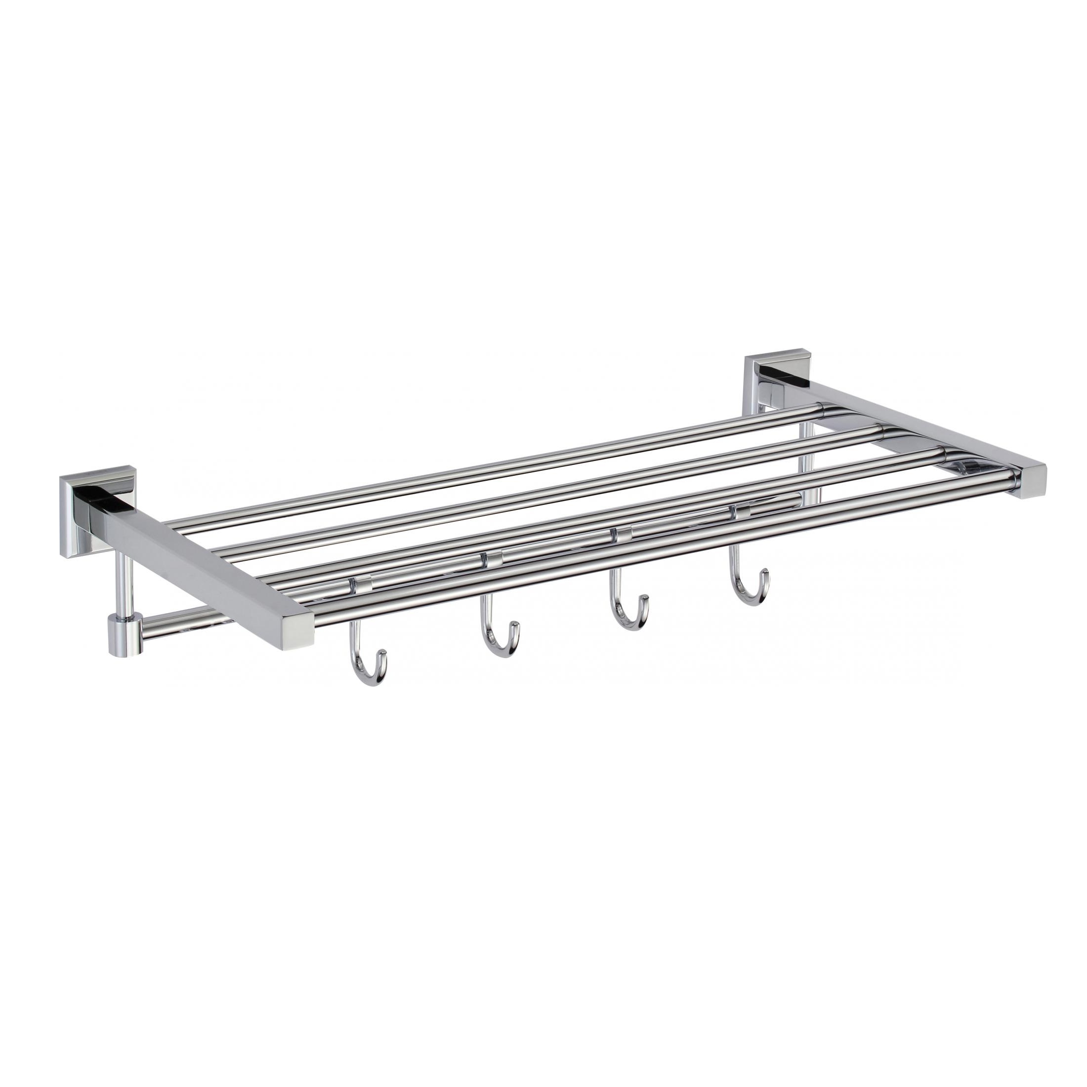 Полка для полотенец Savol S-509544, хром
