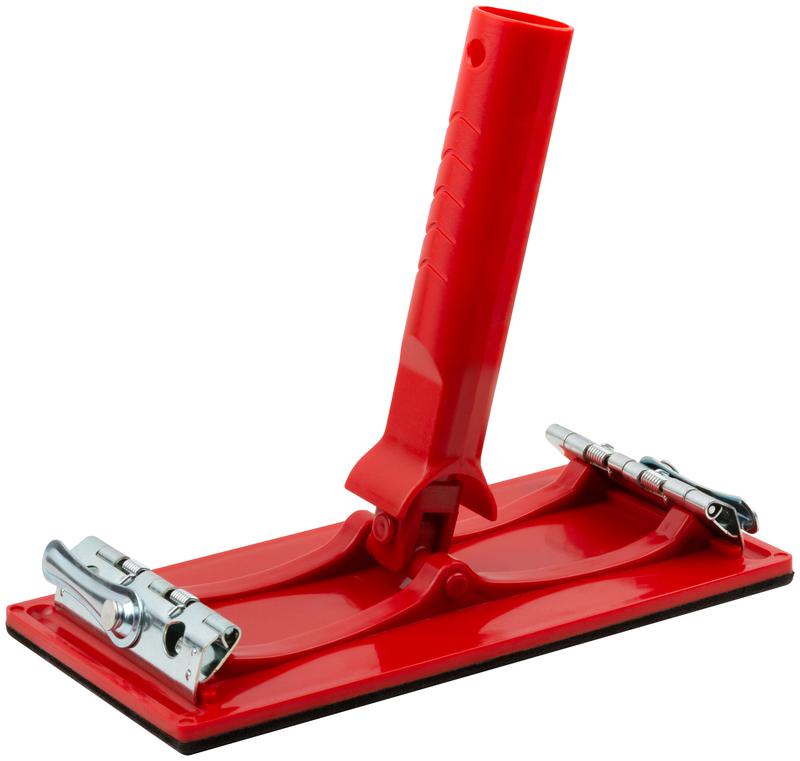 Держатель для наждач. бумаги под телескоп.стержень пластиковый с мет. прижимом 210х105мм FIT 39765