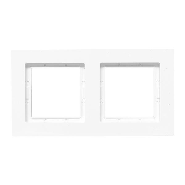 Рамка 2-м Эпика IP44 пластик бел. EKF UP1-FPW-02-44