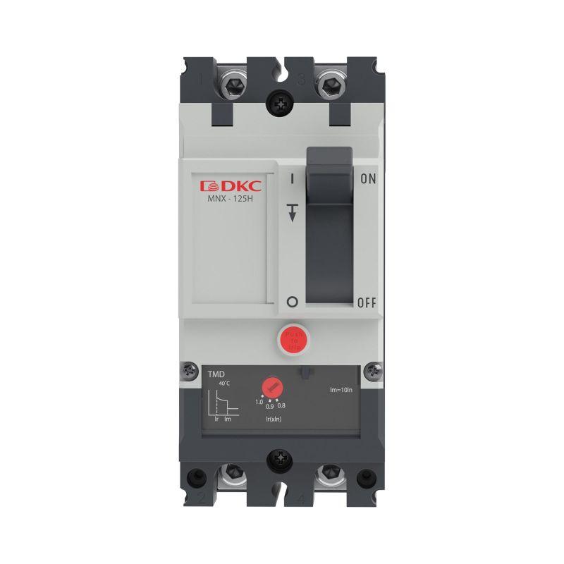 Выключатель автоматический 2P 80А 150кА pro MNX125H при AC240V расцепитель TMD YON MNX125H2PTMD0080