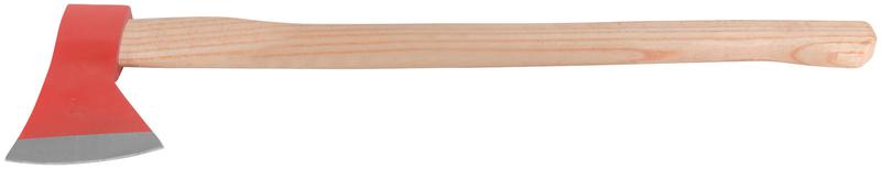 Топор 1250г деревянная длинная ручка; кованая усилен. сталь FIT 46112