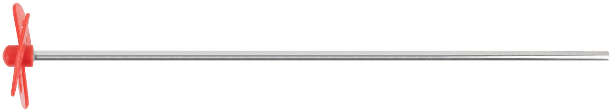 Миксер для краски,  60x365 мм, оцинкованный стержень диаметром 6 мм, пластмассовая насадка тип пропеллер