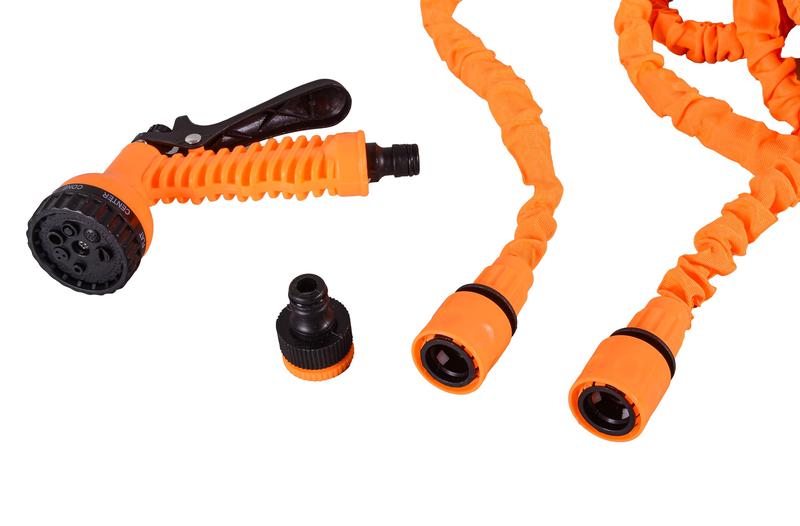 Набор для полива с растягивающимся шлангом 80м Вихрь 73/7/2/38