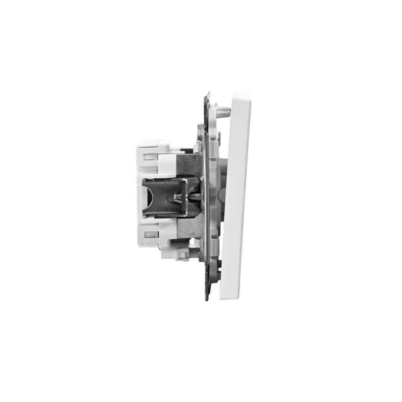 Выключатель кнопочный 1-кл. ArtGallery 10А с подсветкой механизм лотос SE GAL001316