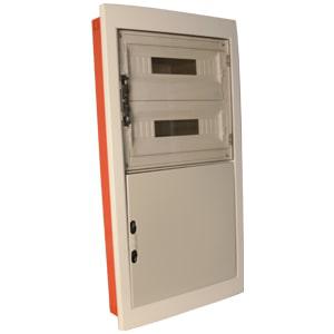 Корпус щита распределительного для модульного оборудования 72M(18х4) встраив. глухая и прозр. дверца Cetinkaya Pano CP14972-M1