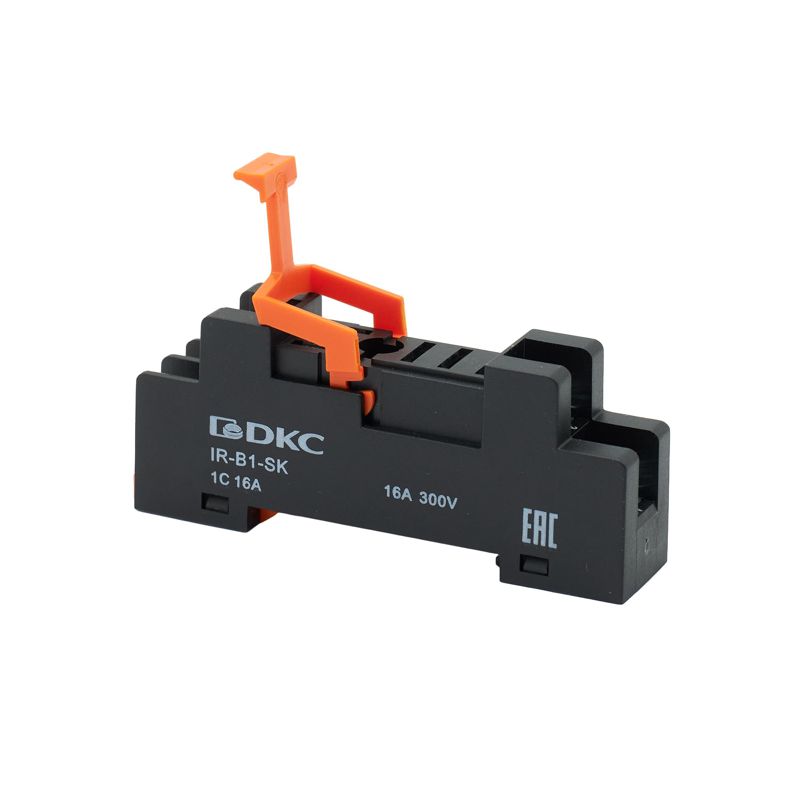 Колодка с винтовыми клеммами низкопрофильная для реле IR на 1 группу контактов DKC IR-B1-SK
