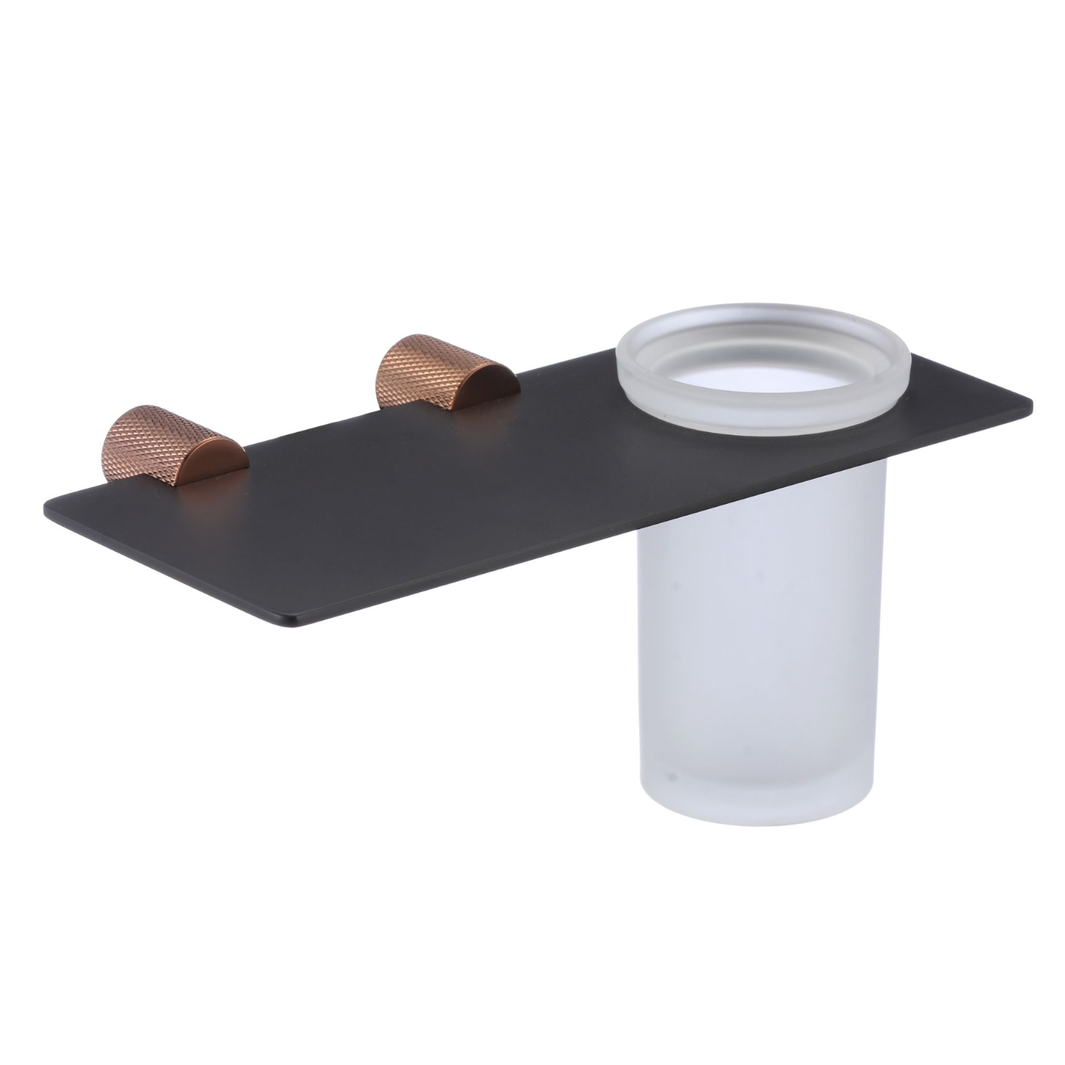 Стакан для ванной комнаты Savol S-002158HD, черный/бронза