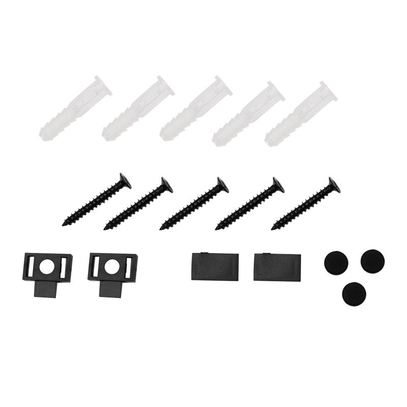 Шинопровод MTR16 1M-BL 1000х16мм накладной низковольтный Pro черн. JazzWay 5057234