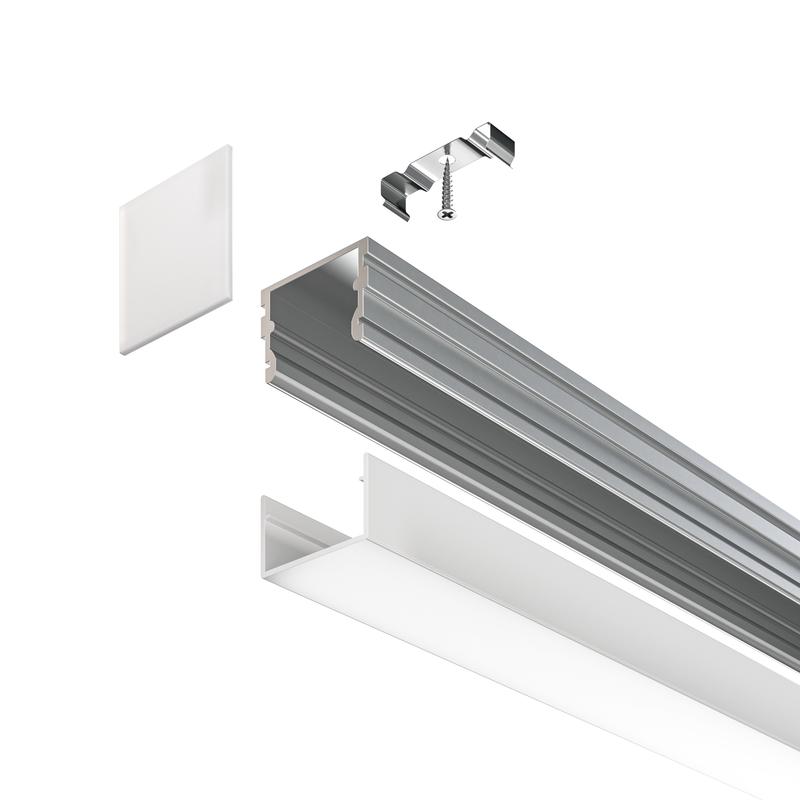 Профиль накладной алюм. Maytoni ALM007S-2M