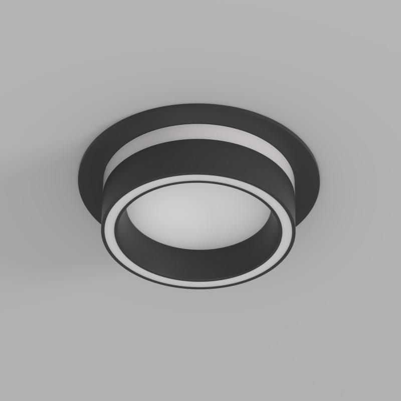 Светильник NIKO 15Вт GX53 IP20 LED встраив. акрил алюм. черн. DENKIRS 772632