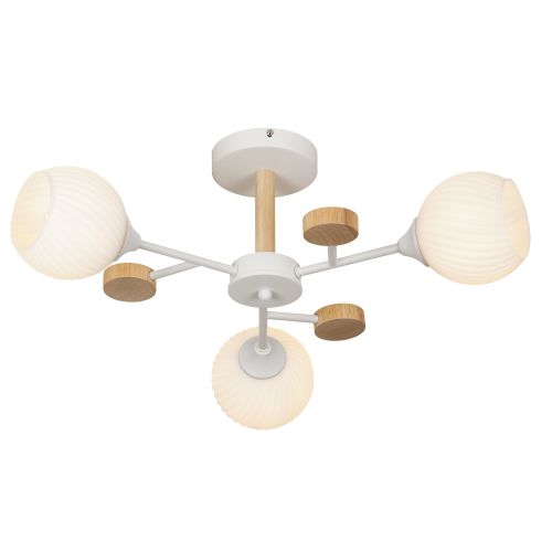 Люстра Chiara 9180-303 60Вт 3хE27 модерн Rivoli Б0068427