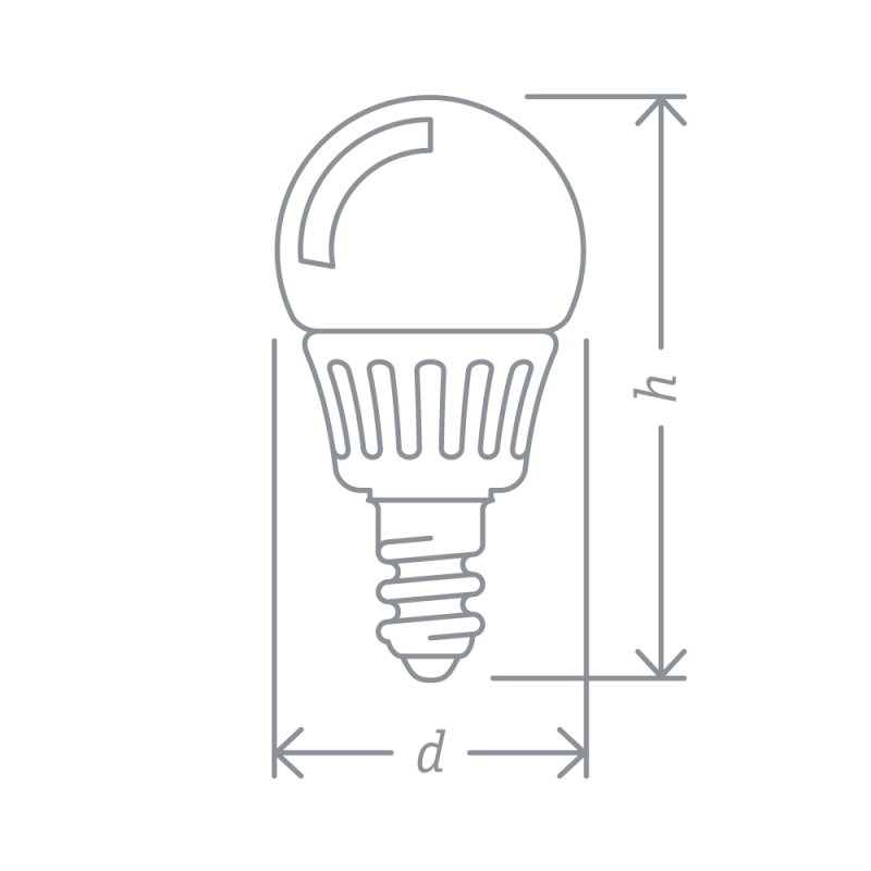 Лампа светодиодная 94 478 NLL-P-G45-5-230-4K-E14 5Вт шар 4000К нейтр. бел. E14 370лм 176-264В Navigator 94478