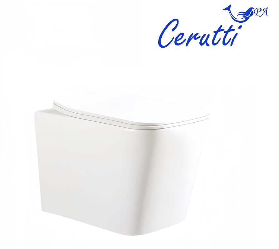 Унитаз MAIELLA Aria PP подвесной безободковый Ceruttispa CT10479 (490x340x360)