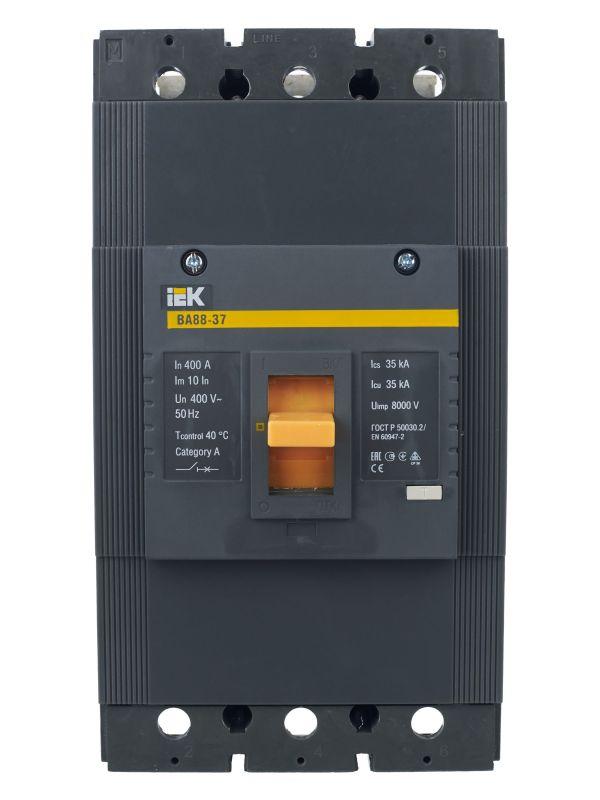 Выключатель автоматический 3п 400А 35кА ВА 88-37 KARAT IEK SVA40-3-0400