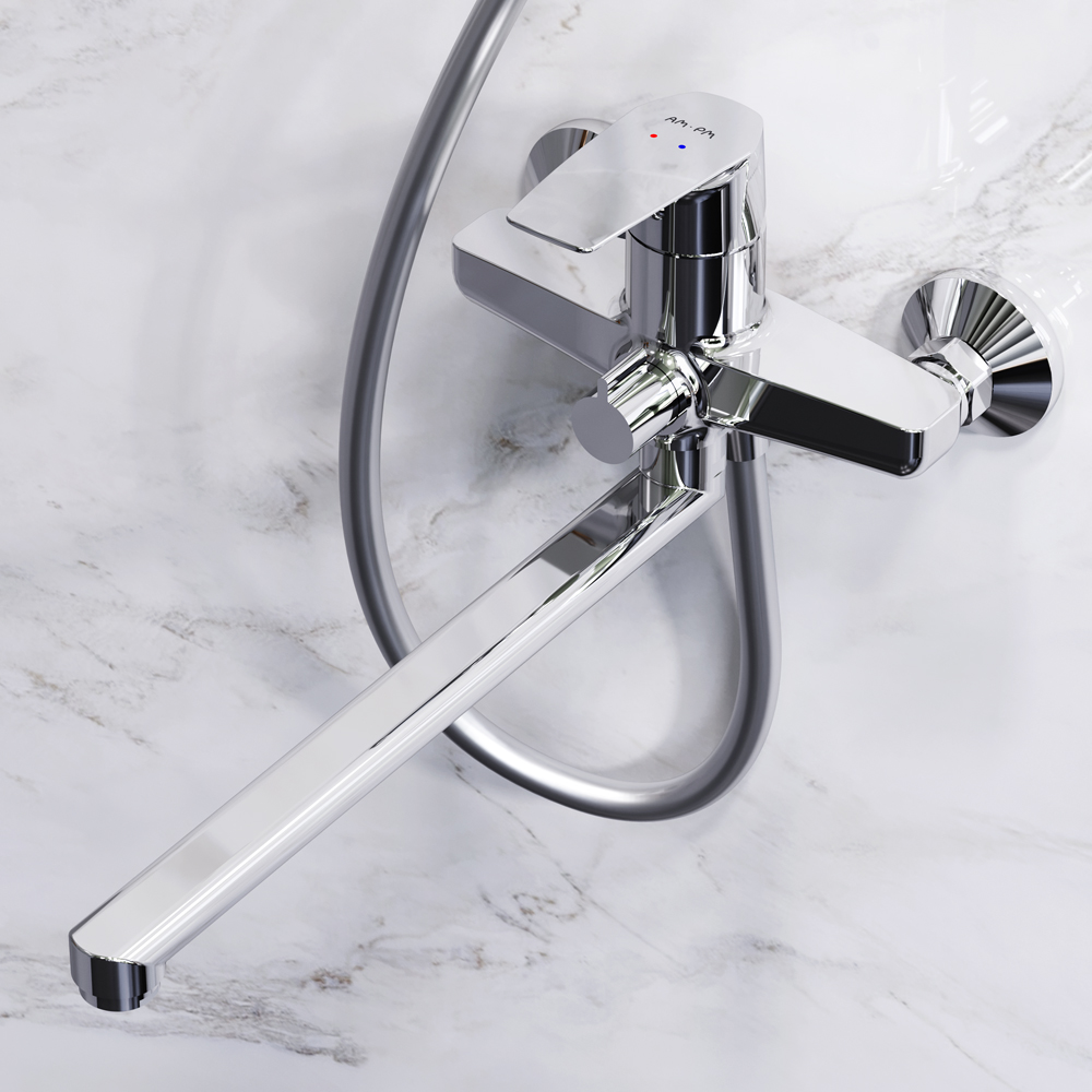 F40890A94 Набор Gem: душевая система, смеситель для ванны/душа излив 320 мм, хром, шт.