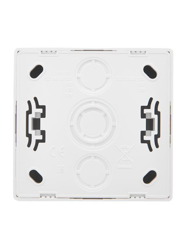 Розетка компьютерная 1-м ОП RJ45 LETO бел. LEZARD 752-0200-139