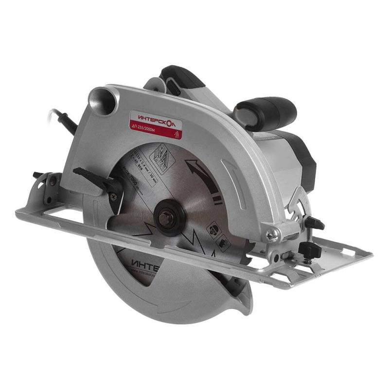 Пила дисковая ДП-235/2000М 235мм глубина пропила 85мм 2000Вт ИНТЕРСКОЛ 554.2.0.70