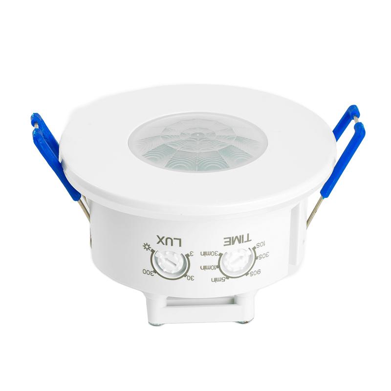 Датчик движения и освещенности 1200Вт 8м 120град. (гориз.) 360град. (верт.) бел. SEN55 артикул 51519 FERON 51519