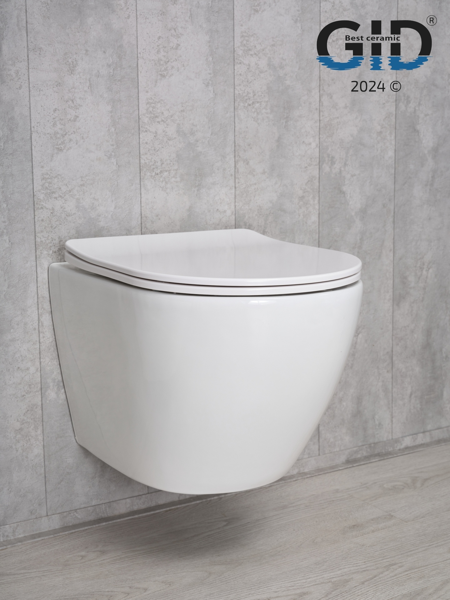 Унитаз подвесной Gid Tr2198 61107Y белый 49x36x35.5