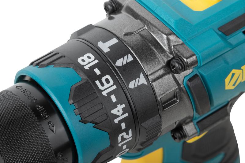 Дрель-шуруповерт аккумуляторная бесщеточная 20В 2000об/мин 100Нм FIT 79907