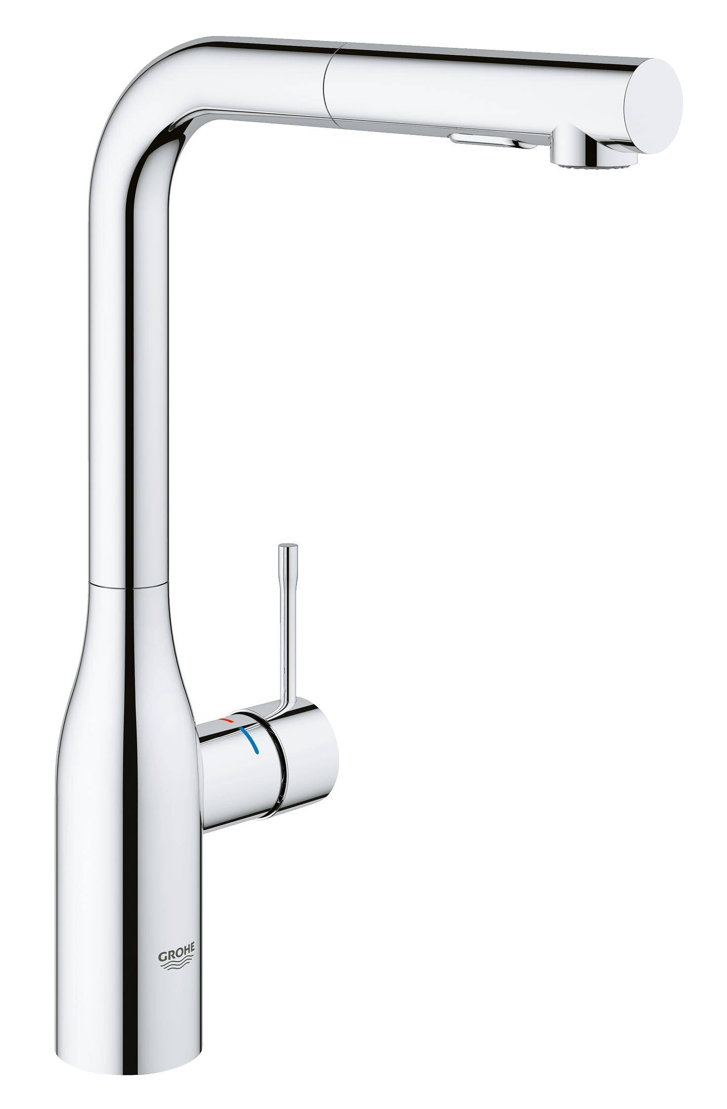 Смеситель Grohe Essence 30270000 для кухни с выдвижным изливом