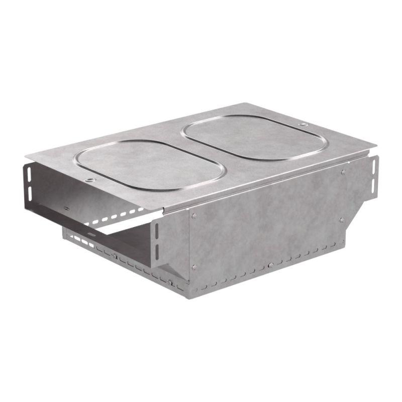 Ответвитель для лотка Т-образный 400х100 с крышкой Стандарт Промрукав PR16.0970