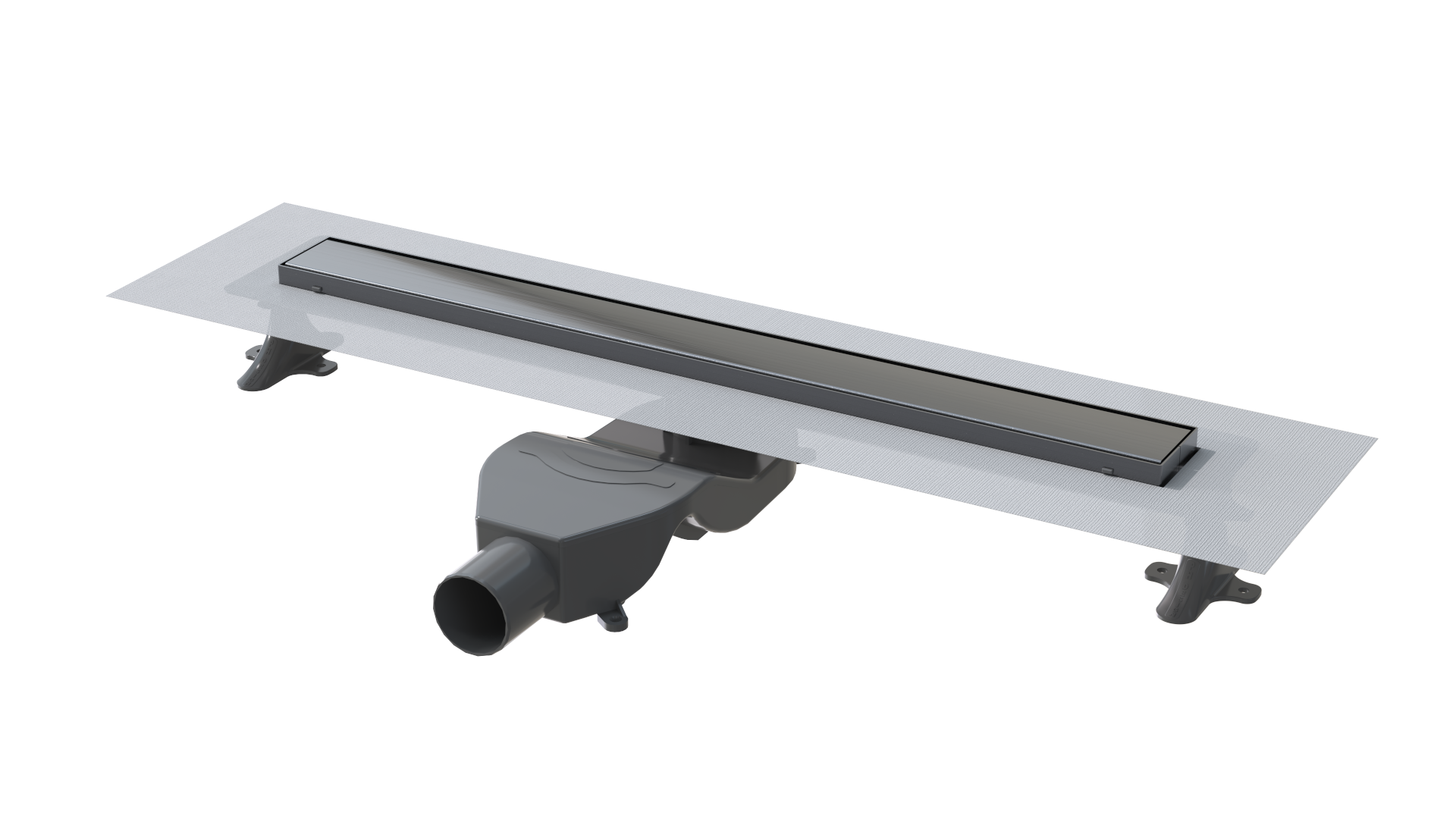 Душевой лоток Premium Linear 60см, нерж.сталь GUN METAL