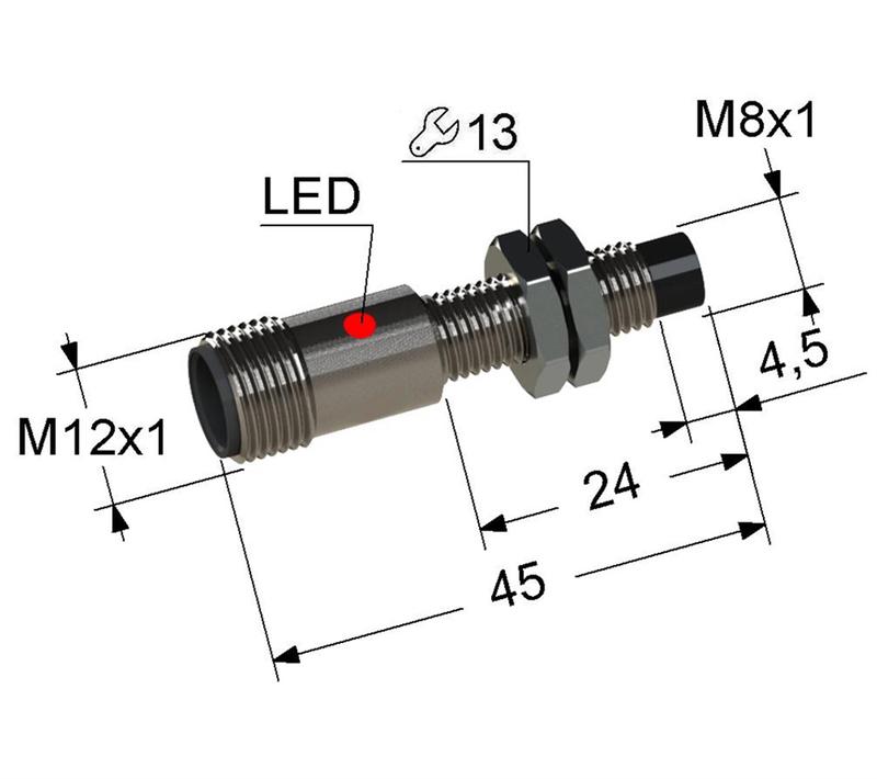 Выключатель бесконтактный PS2-08M45-5N11-C4 МЕГА-К A8010-32100277