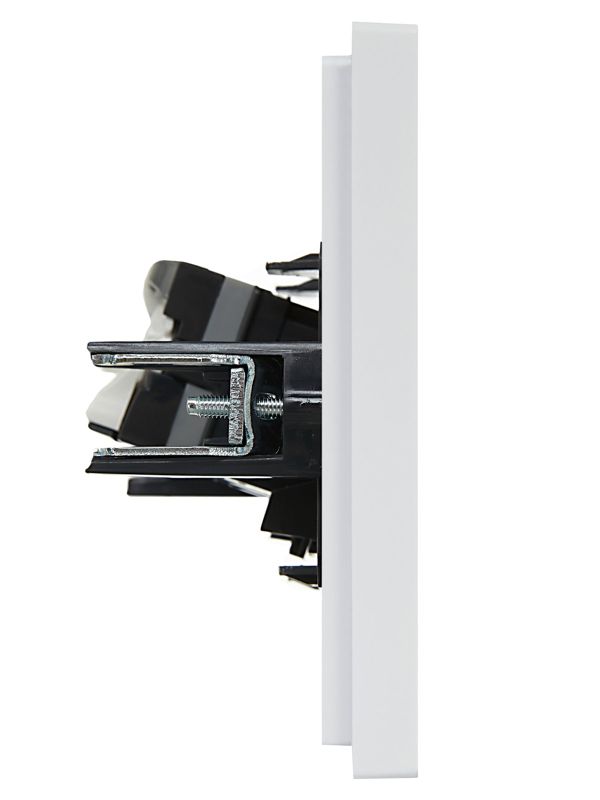 Розетка компьютерная RJ45 кат.5E FORTE&PIANO FP232 бел. IEK FP-K10-1-K01