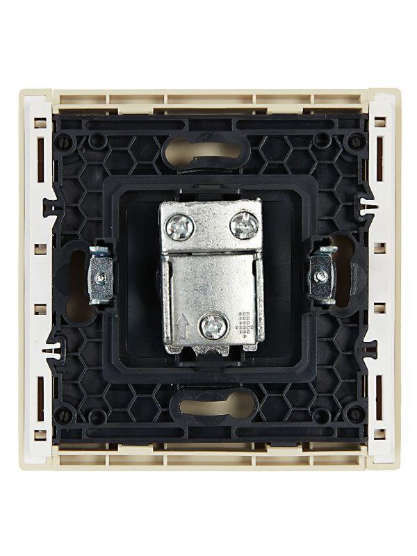 Розетка TV проходная FORTE&PIANO FP429 ваниль IEK FP-A10-P-K10
