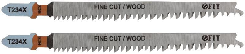 Полотно по дереву HCS шлифованные под свободным углом зубья 116/91мм переменный шаг (T234X) (уп.2шт) FIT 40958