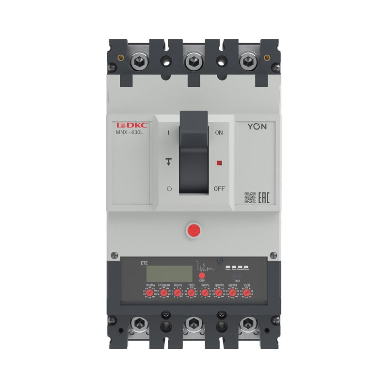 Выключатель автоматический 3P 630А 70кА pro MNX630L при AC415V расцепитель ETE YON MNX630L3PETE0630