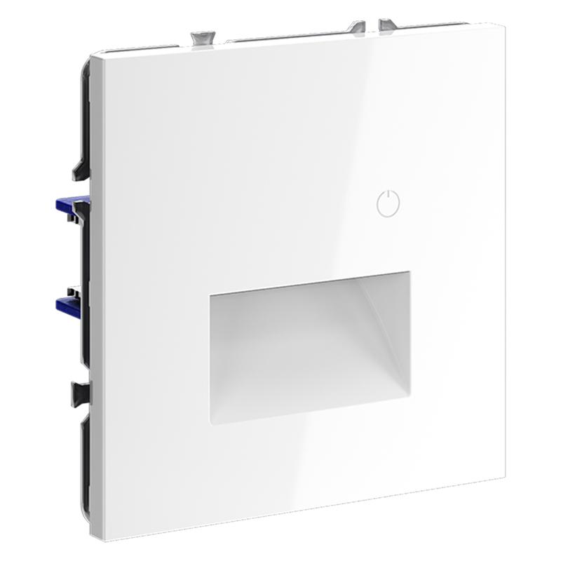 Подсветка светодионая СП S70 с датчиком механизм бел. глянцевый Voltum VLS070701