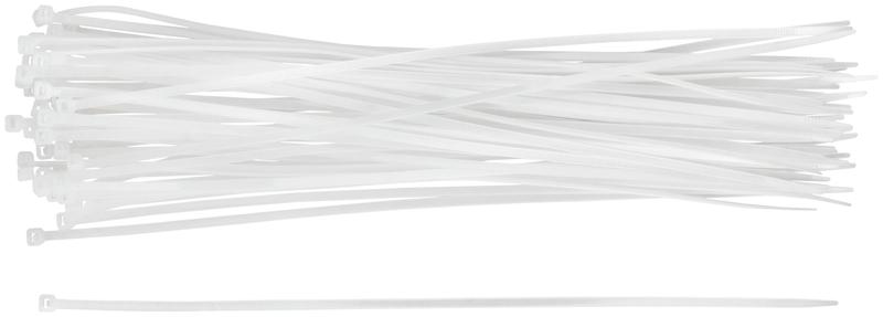 Хомут для проводов 300х3.6мм нейлон. бел. (уп.50шт) FIT 60423