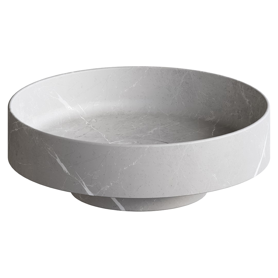 Раковина накладная SOLE Corian 400*130 Amani Grigio