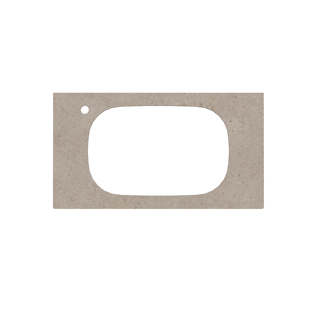 Спец. изделие декоративное для раковин, встраиваемых сверху MAGICA Риккарди 90 см, бежевый матовый